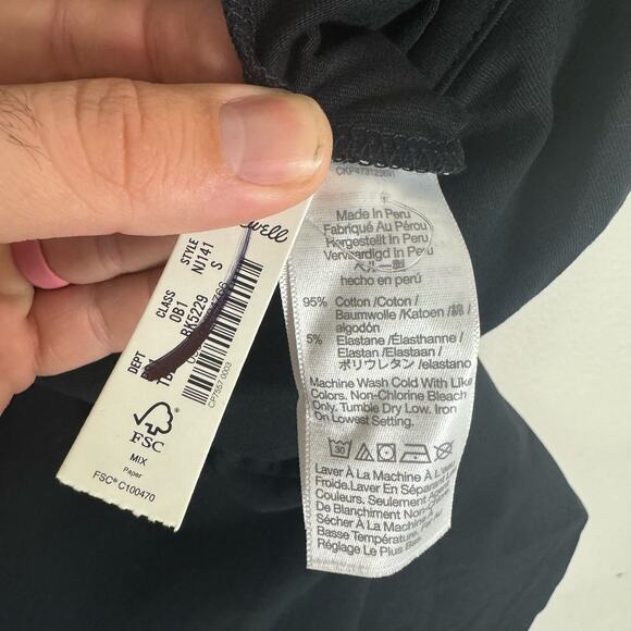 Madewell Knit Biker Sleeveless Stretchy Trendy Unitard US Women's S New - Picture 6 of 7